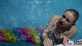 Captive Mermaid Teases You in the Pool
