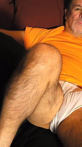 Cowboy Big Cock Cum White Undies