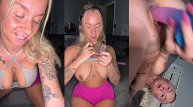 Blonde Gym Big Tit Blonde Squirts