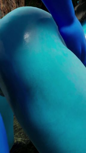 Na'Vi from Avatar get fucked buy Jake Sully in Pandora's world   Clip 1