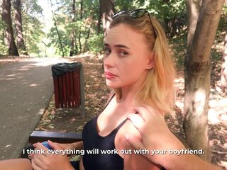 I Sucked a Stranger’s Large Ramrod in the Park Risky Outdoor Sex