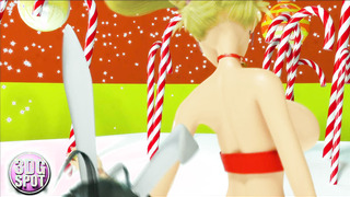 3DGSPOT - XXXmas Ditzy Dancers Wiggle Their Enormous Boobies! THREE DIMENSIONAL CARTOON!