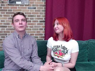 Redheaded Wife Emma Korti Gets Anally Creampied as Spouse Watches