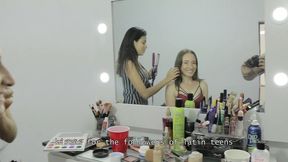 behind the scenes. danna rose, valery watson, ivanna james +pissing. ltp052
