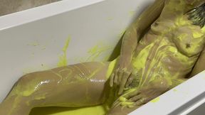 gunge orgasm in the bath