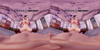 Azur Lane - Busty Honolulu Chained Cowgirl [5K VR HENTAI]