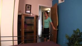 stepmom strokes my fantasy. stepmom strokes her son s cock while wearing sexy lingerie. zoey holloway