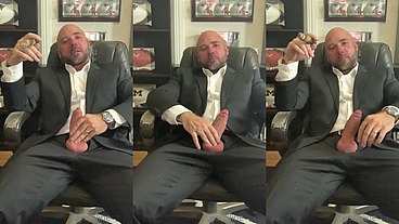 Jason Collins Cigar, Suit, JOI, Masturbation!
