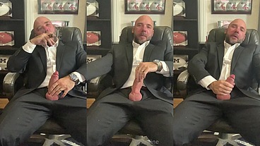 Jason Collins Cigar, Suit, JOI, Masturbation!