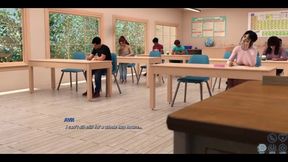 Race of Life - Asian College Student Flashes Her Pussy to Teacher in the Test