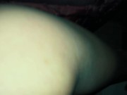 Showing off swollen asshole after fuck at public toilet