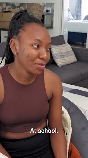 Big Fat Booty Black Model Pounded Deep POV Doggystyle In Amateur Casting   Clip 1