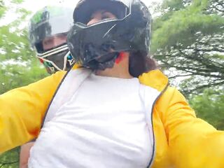 PICKING UP A CUSTOMER WITHOUT A BRA!