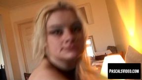 Dominated blonde loves getting hard cock in her mouth