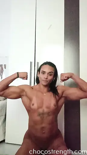 Shredded milf muscles aren't for the weak