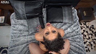 Curly haired beauty Liv Revamped getting shagged on her asshole (4k)