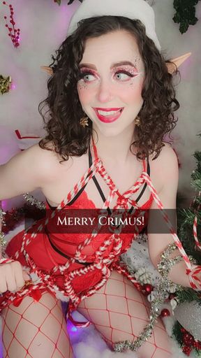 🥀 Merry Chyrsler! (Candy Cane Dildo Play)