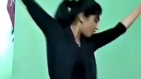 Ajina Menon Sexy Black Frock Tik Tok Actress 1