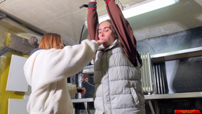 bondage humiliation in the garage prt 3