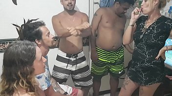 Os amigos trazendo as esposas para eu degustar !!! El Toro De Oro - Paty Bumbum - Fada Mel - Melissa Alecxander - Roberto Alecxander - Bruxo fire