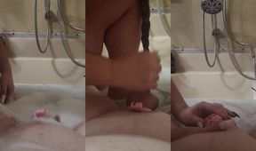 Tiny GirlCock Unlocked Washed Jerked Relocked Cum Geysers Sissy