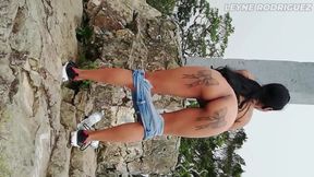 Caught Outdoors! Huge Amateur Compilation of This Hot Latina Petite Having Public Sex