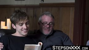 My stepdad Myles Landon gave me a free sensual ride to his dick