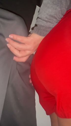 Risk! Accidentally Touching a Stranger's Cock.