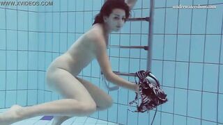 Sima Lastova underwater Bombshell dark haired Bombshell