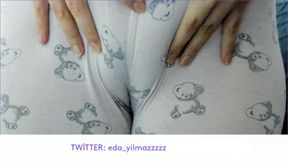 Cameltoe- Swollen Pussy- Masturbate with Pajamas