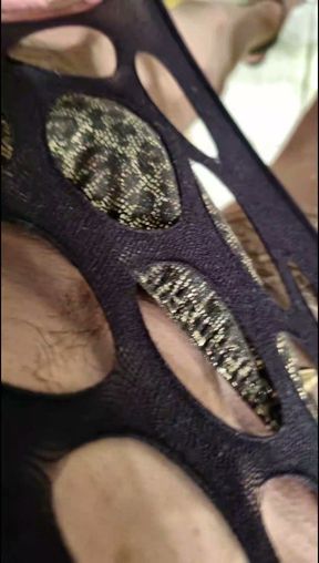 TikToc: 🐆Leopard Mini-skirt ras_du_Cul GroSses Fishnets.. High HeeLs VaneSsaBiTCHx PariSChienneTrvprod⁹&sup1;