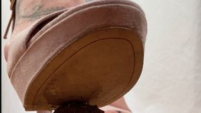 A Crushing Experience in High Heel Sandals - Shoefetish, POV and Giantess Views - Foodcrush - 4k quality
