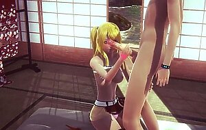 Fairy tail hentai - lucy sex in a tatami - japanese asian manga anime film game porn