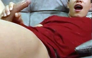 Amazing huge cock cumshot