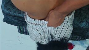 Bhabhi Ne Devar Ko Apni Nayi Red Bra Dikhayi Aur Bed Pe Ghodi Ban Gayi - Aah Aah Poori Raat