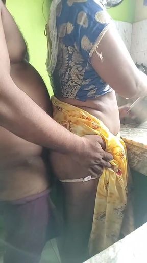 Must-see moment from &quot;Ass rubbed deshi bhabhi bartan wasing time&quot;