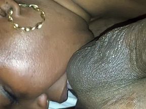 KISHA SUCKING DICK, LICKING BALLS AND ASS