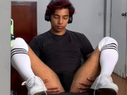 Me saco la leche antes del partido de futbol