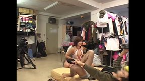 Mitsu Amai gives you a private peek behind the dressing room door