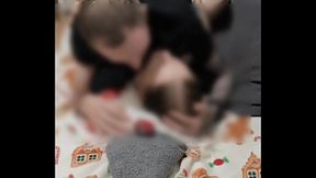 in bed with my husband