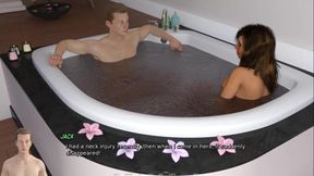 Hotwife Ashley: the housewife is in a hot tub with her husband's best friend ep 40