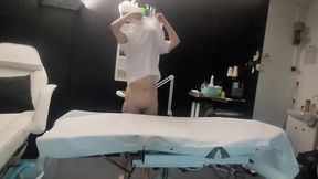 I Came to the Masseur, and After a Short Massage He Took Care of My Hole and Brought Me to Orgasm