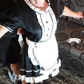 Transformation into Sissy Maid for Job