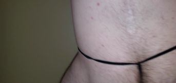 Close up of Me Moving My Hips in a G-string Doing a Little Dance