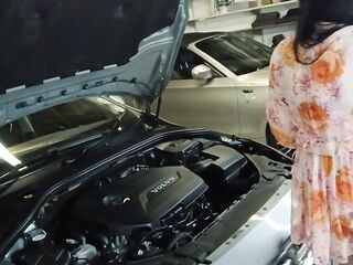 Fucking the mechanic to fix my car faster