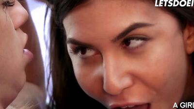 Lesbian BFFs Anya Krey & Megane Lopez Love Making Sex In The Morning - A GIRL KNOWS