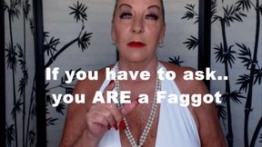 If you have to ask you are a faggot Goddess Natasha (MOV)