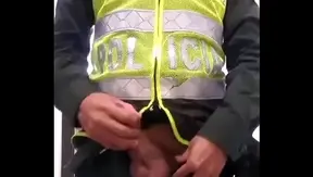 Cop Drops Trouser For Wild Bareback Ride – Raw Gay Live Action