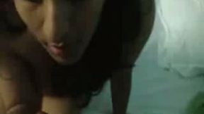 Pretty and shy Indian girlfriend fucked after blowjob