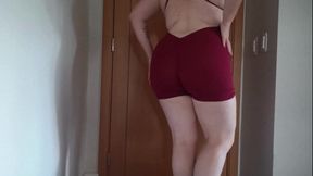 Stepmom Showing off to Fans